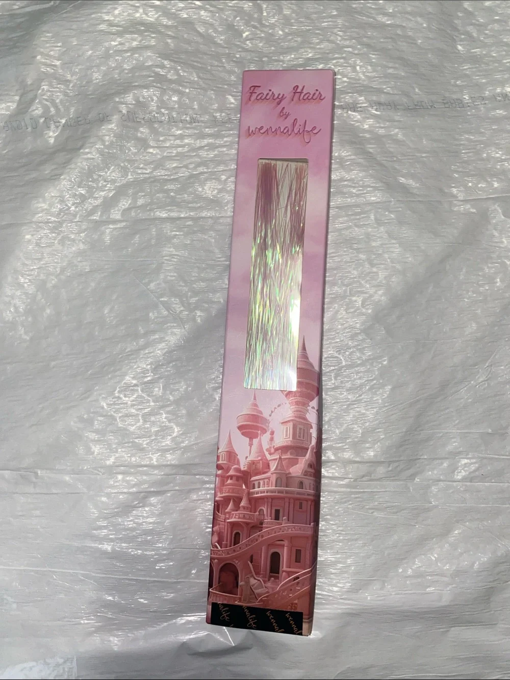 Fairy Hair - Iridescent Pink Hair Tinsel